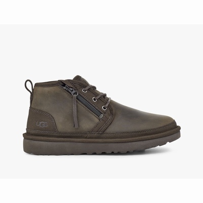 Botas UGG Neumel Zip Homem Pretas Verde Oliva | PT-HZMSP